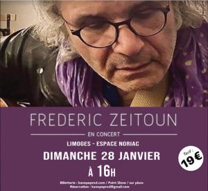 Concert de Frédéric Zeitoun à Limoges